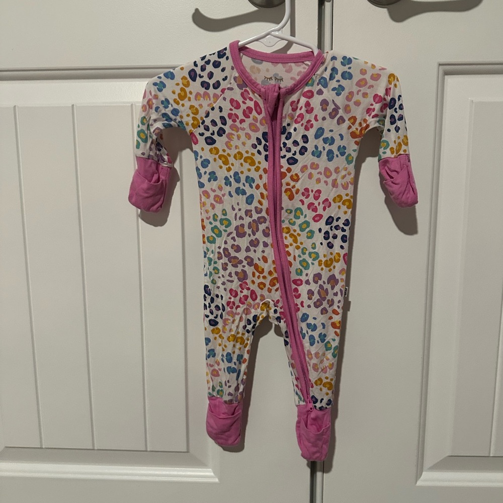 Little Sleepies Pink Footies Pajamas